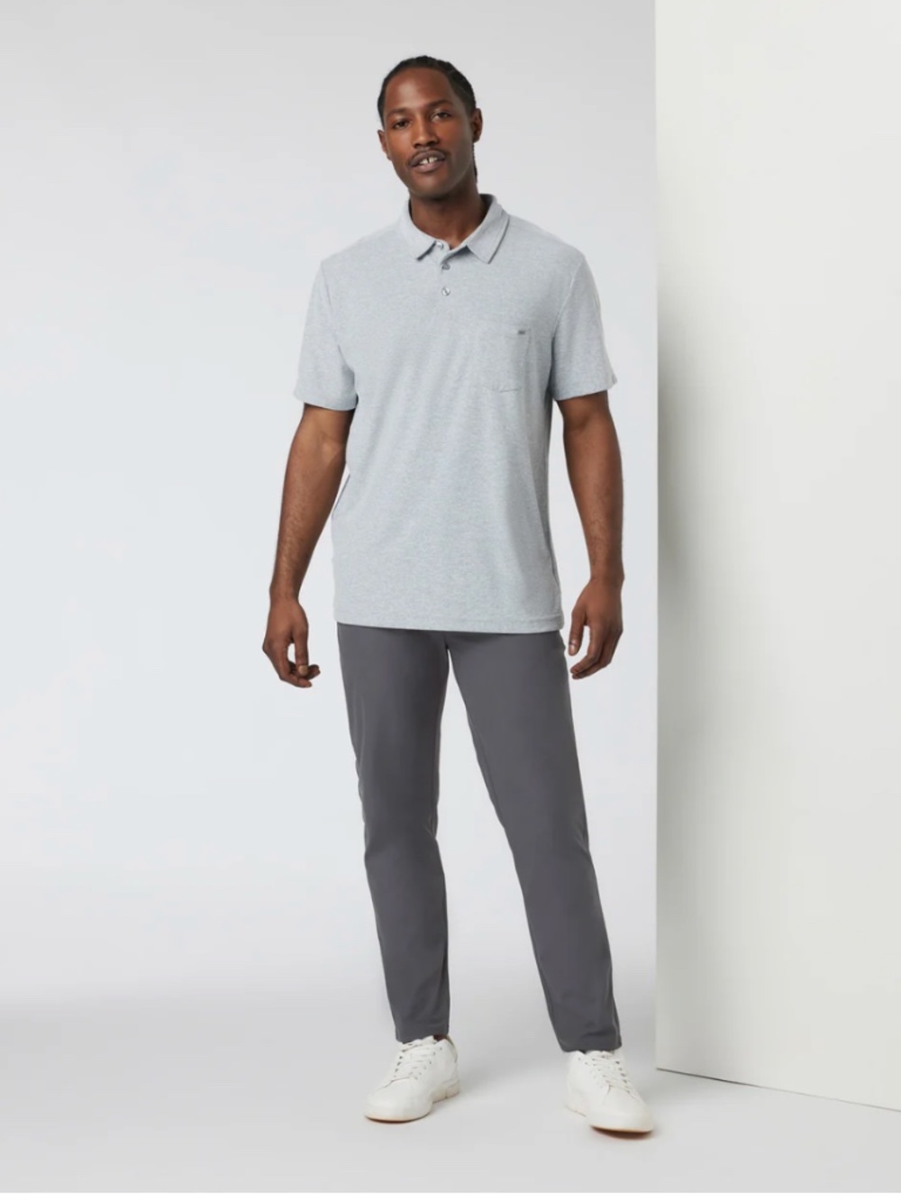 Men's Vuori Meta Pant Athletic Slim Fit Charcoal Gray Size 30 Tapered Work